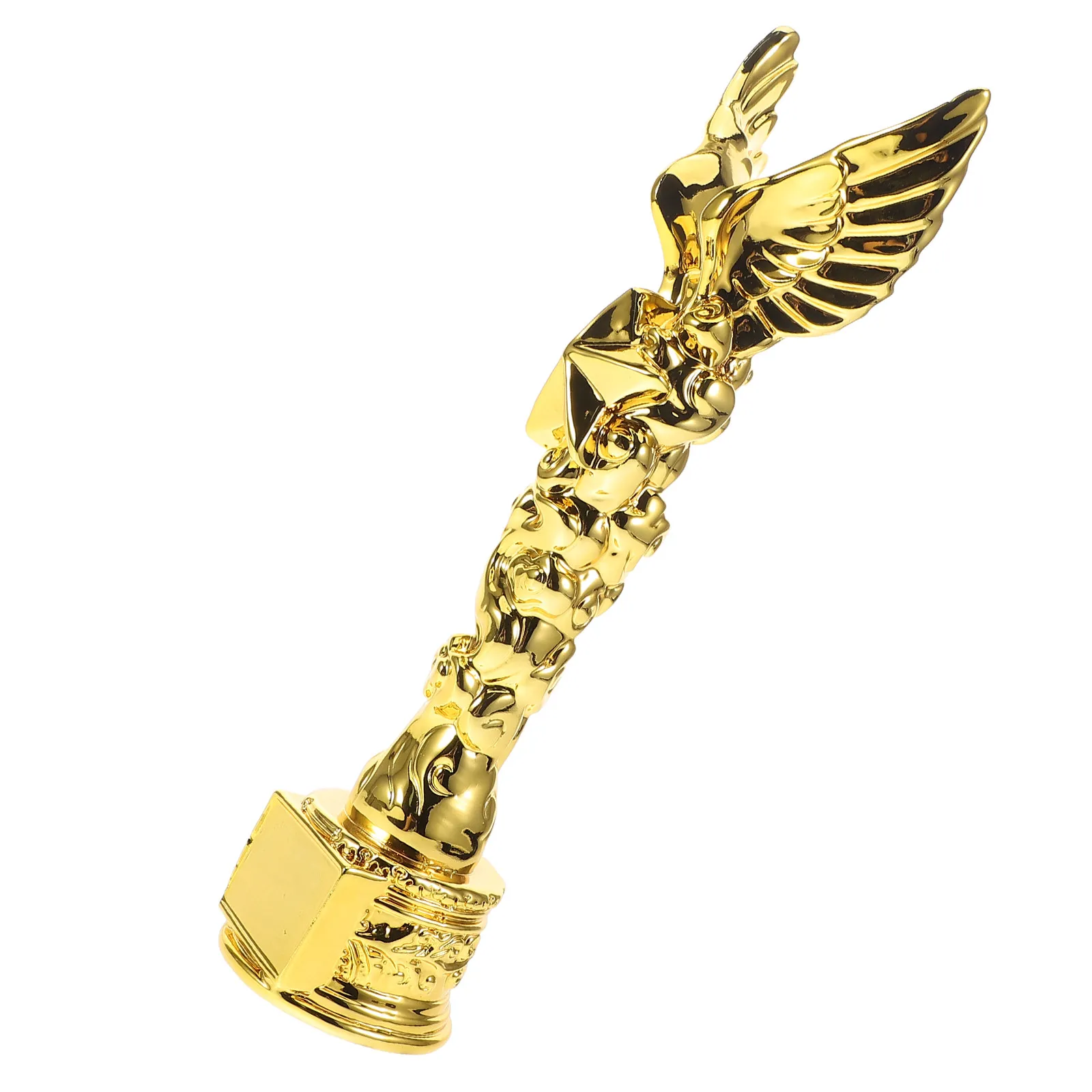 

Resin Trophy Award Small Creative Electroplated Trophy for School Ceremony Competition Winner Decoration Football Soccer