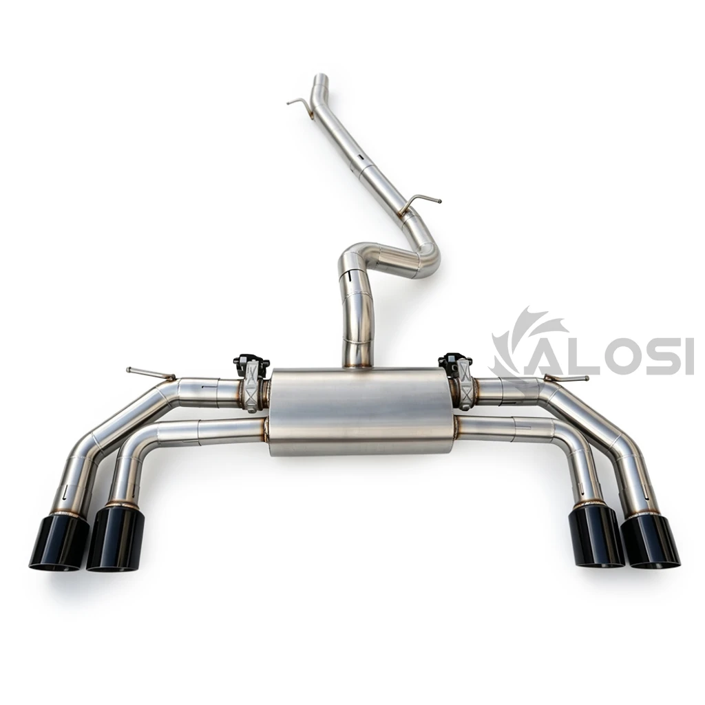 Stainless Steel Electronic Valve Cat Back Exhaust System for Audi A3 8V Quattro 2.0T 2012-2020 High Performance
