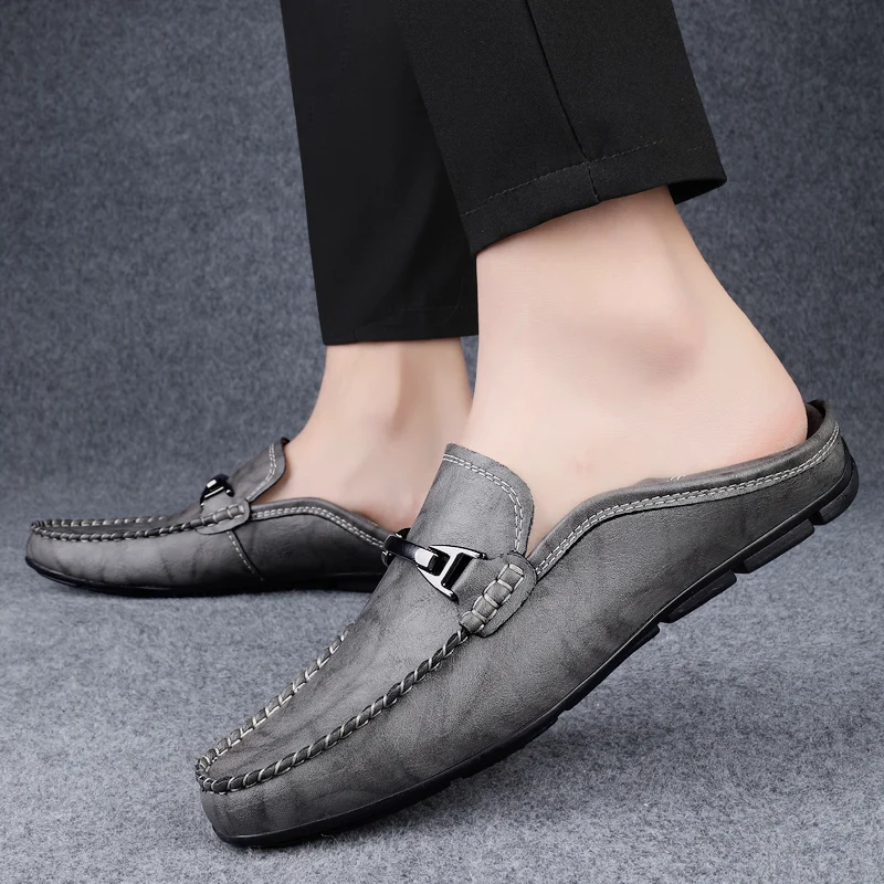 

Fashion brand designer style soft soled shoes Genuine comfort Business Shoes Men Soft Wedding Casual Shoes For Man Large-sized