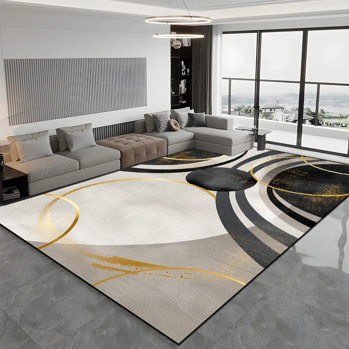 

Large Carpets for Living Room Modern Light Luxury Bedroom Decoration Rugs 200x300cm Customized Thickened Floor Mat Lounge Rug