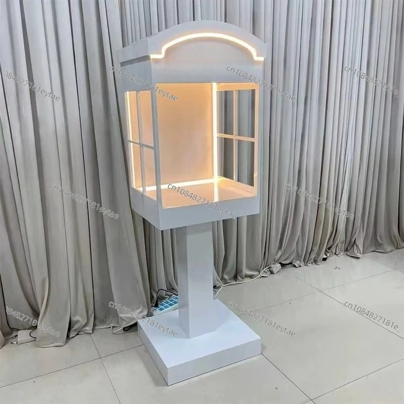 Trend Detachable Recording Phone Booth Can Be Customized ins Ring Box Recording Guest Book Holder