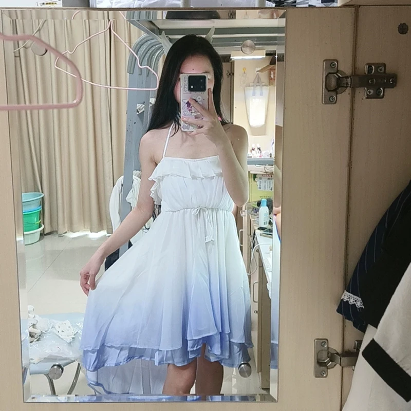 Genshin Impact Columbina Damselette Anime Cosplay Chest Pad Pajama Party Prop Night Skirt Nightgown Nightdress Halloween Suit