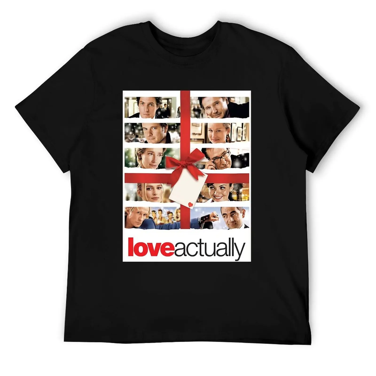 Vintage Movie Actually Love Quotes Movie Birthday T-Shirt t shirts for man graphic tees man t shirt luxury T-Shirt