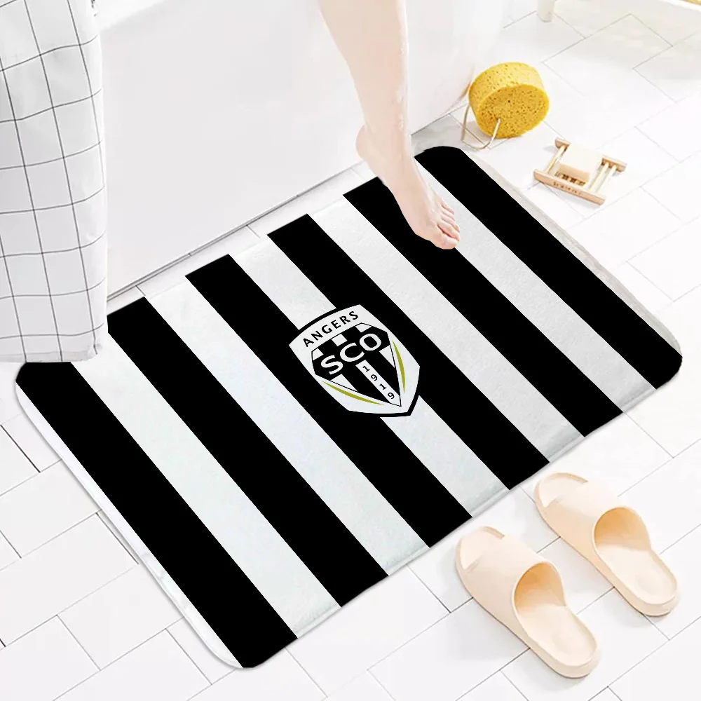 Bath Mat Rug Bathroom Foot Mat Non-slip Mat Small Floor Mats Door Mat A-angers SCO Fc Entrance Carpet for Kitchen Rugs Carpets