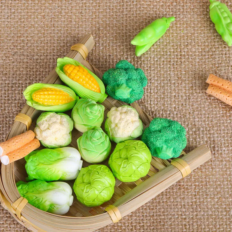 Creative Imitation of Real Food Play Vegetable Doll House Landscape Decoration Accessories Miniatures
