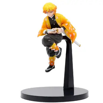 動畫惡魔殺手 Kimetsu no Yaiba 人物 Kamado Tanjirou 可動人物 Agatsuma Zenitsu Nezuko Warrior PVC 模型玩具 10 最佳銷售 你豆子惡魔圖 - №2