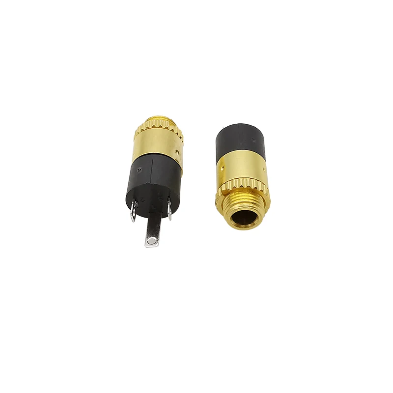 5/10Pcs PJ-392 3.5mm Stereo Female Socket Jack 3 Pin Audio Headphone Connector with Screw 3.5mm Audio Jacks Adapter Connectors