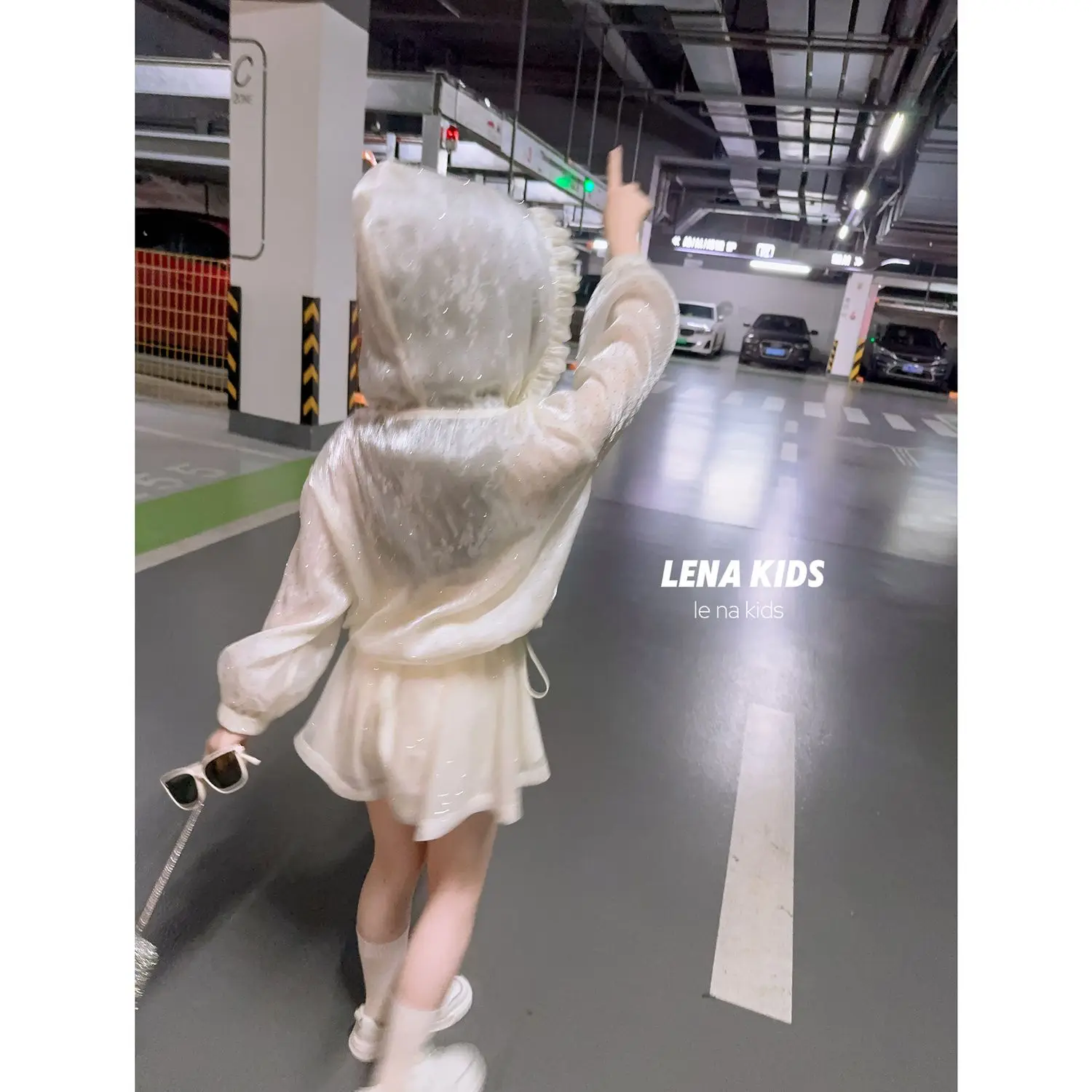 Girls' Sunscreen Clothes Set Summer 2026 New Children's Stylish Jacket Breathable UV resistant Shorts Sunscreen Clothes