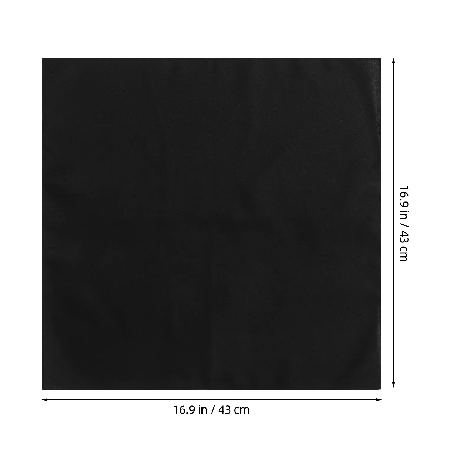 4 Pcs Cloth Napkins Everyday Black Linen Birthday Party Supplies Beverage Thanksgiving for Women