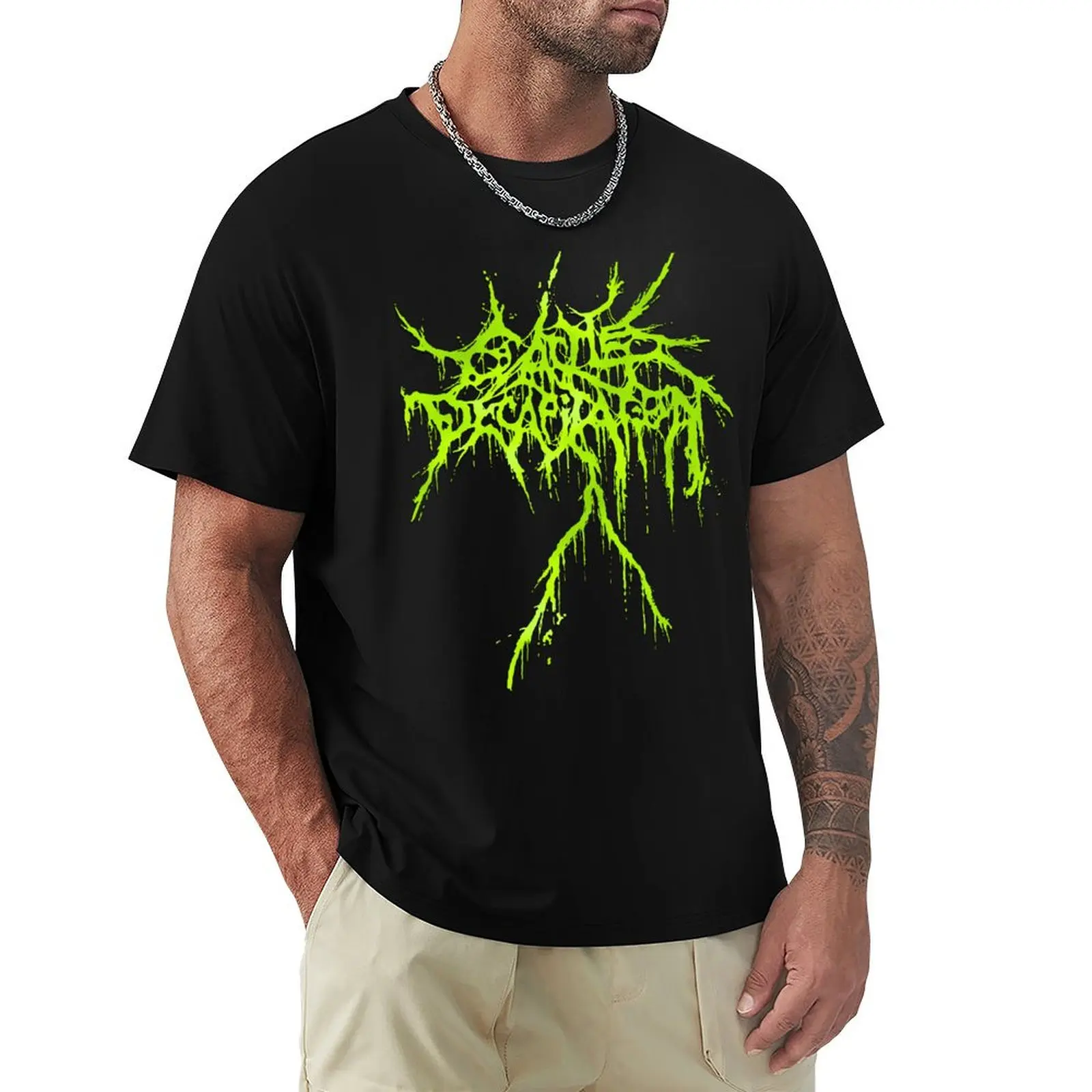 

CATTLE DECAPITATION Logo Art T-Shirt Basic Short Sleeve T-Shirt for Men