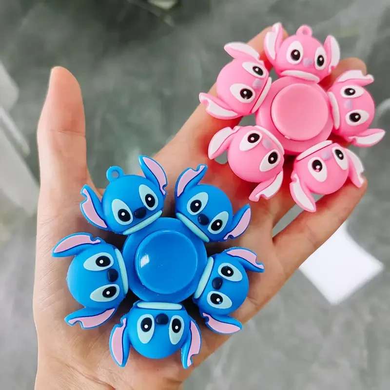 Disney Stitch Fidget Spinner |   360 °   Glatte Rotation, Stressabbau-Spielzeug, tragbar, leicht zu greifen, Entspannungsgyroskop