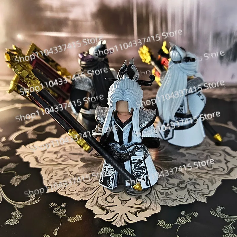 MOC Building Blocks Assembled Miniatures Boy Fairy Reverse King Linhua Godman Armor Tide Play Model Ornaments Collection Toys