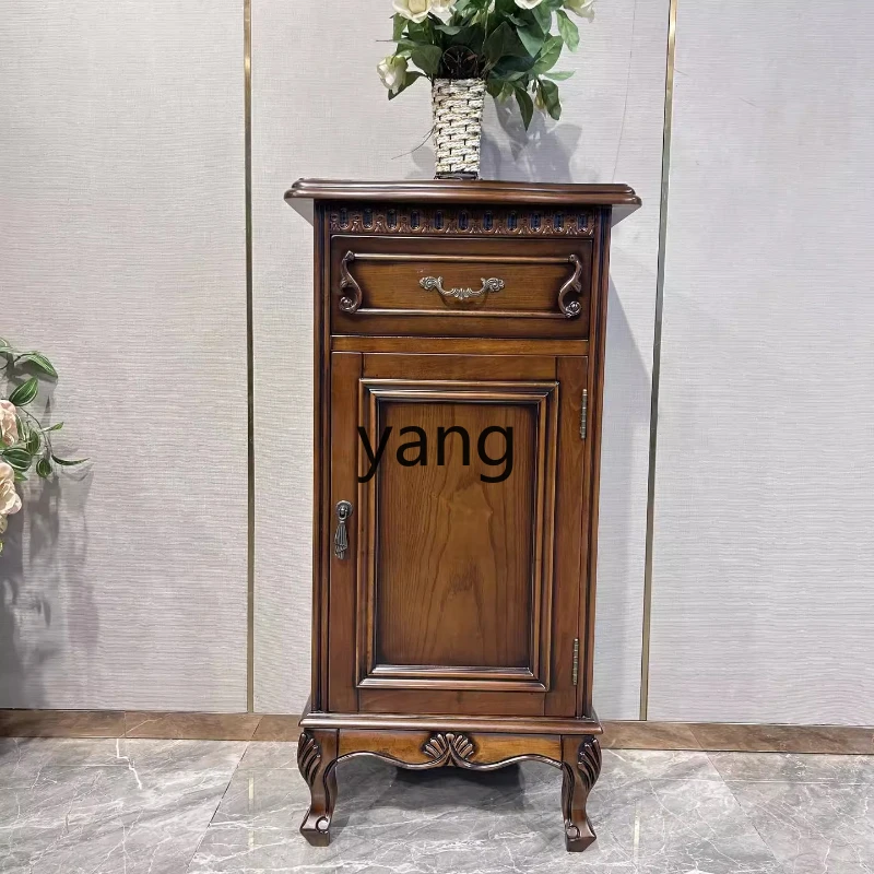 

TGF American chest of drawers European master bedroom bedside solid wood locker living room retro entrance