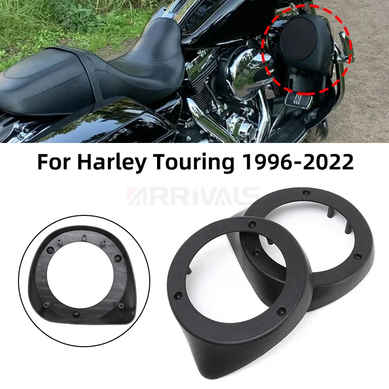 오토바이 6.5 "하부 다리 워머 배출 페어링 스피커 어댑터 포드 Harley Touring Electra Street Glide 1996-2022