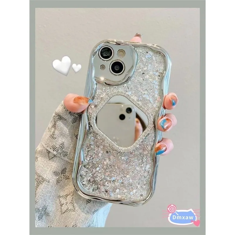 غطاء مرآة ماسية بتصميم بسيط من الأميرة ، جراب هاتف لفيفو Y20i ، Y20S ، Y20T ، Y11S ، Y12A ، X100 ، X90S ، X80 ، X70 ، X60 ، X50 ، X30 برو #3