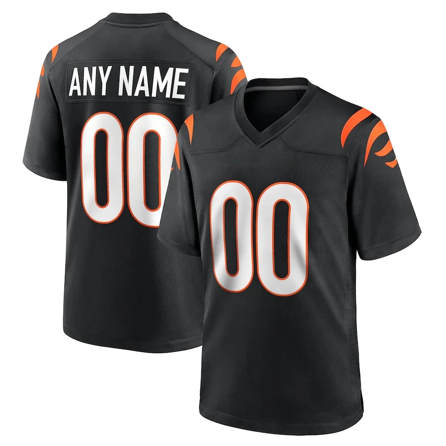 

Custom Men Youth Stitched Cincinnati American Football Jersey Joe Burrow Chase Shirts