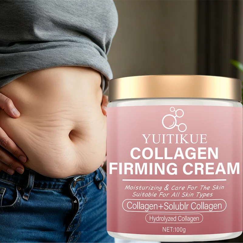 Collagen Firming Cream 100g - Tighten & Lift for Arms Waist Legs, Gentle Formula, Exercise Enhancer, All Skin Types