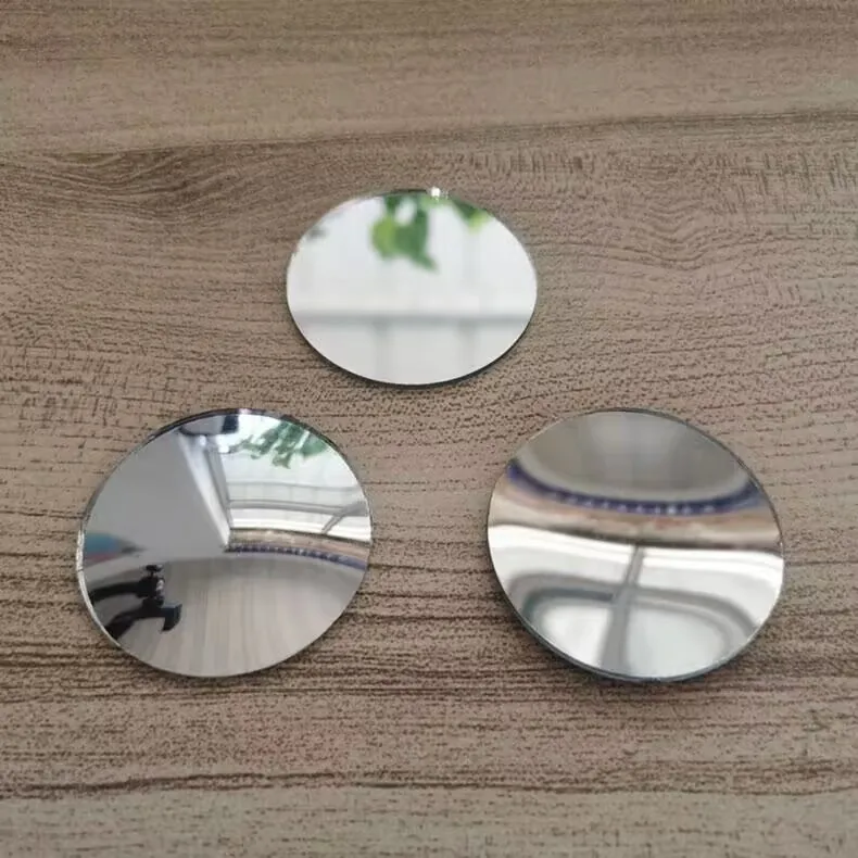 50mm 5cm Convex Concave Mirror Physics Optics Experiment Accessory Teaching Aid Diffusion Reflection Educational Science Tool