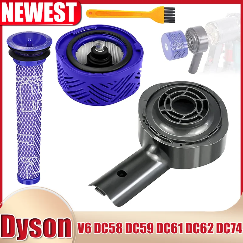 Motor Rear Cover and Rear Filter Front filter for Dyson V6 DC58 DC59 DC61 DC62 DC74 Vacuum Cleaner Accessories