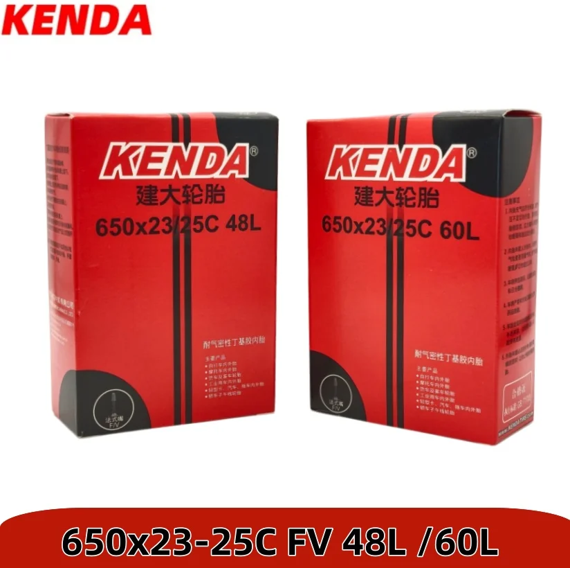 KENDA 650 Inch MTB Bicycle Inner Tube 650*23-25C FV 48L /60L Bicycle Inner Tube