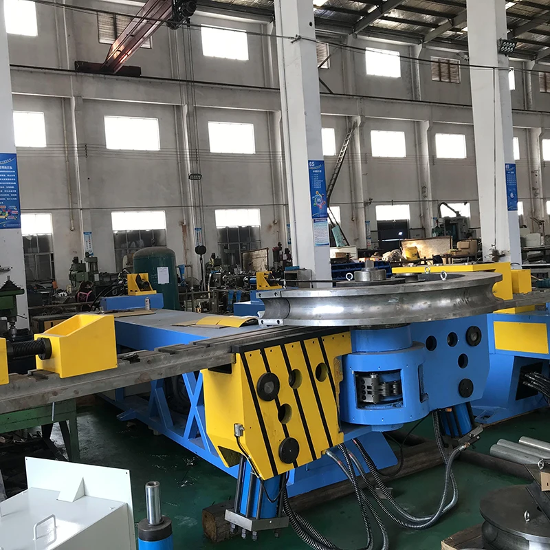 Semi Automatic Heavy-Duty Hydraulic Pipe Bender DW130/168/219NC Exhaust Square Tube Bending Hine