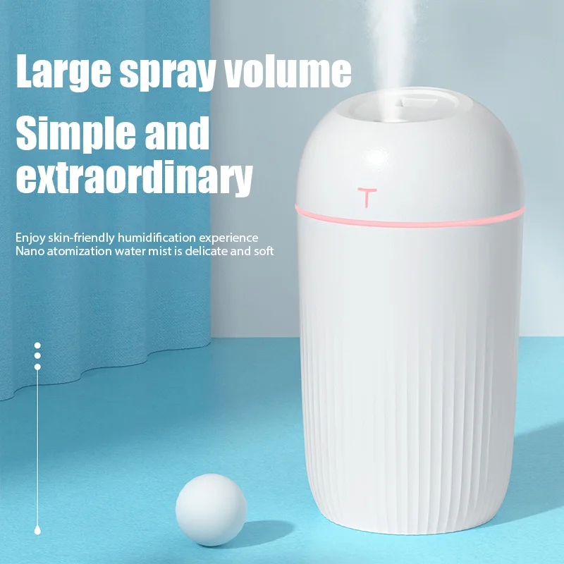 Portable Household Humidifier 420ML USB Desktop Indoor Air Atomization Humidifier Household Mute Large Spray Humidifier