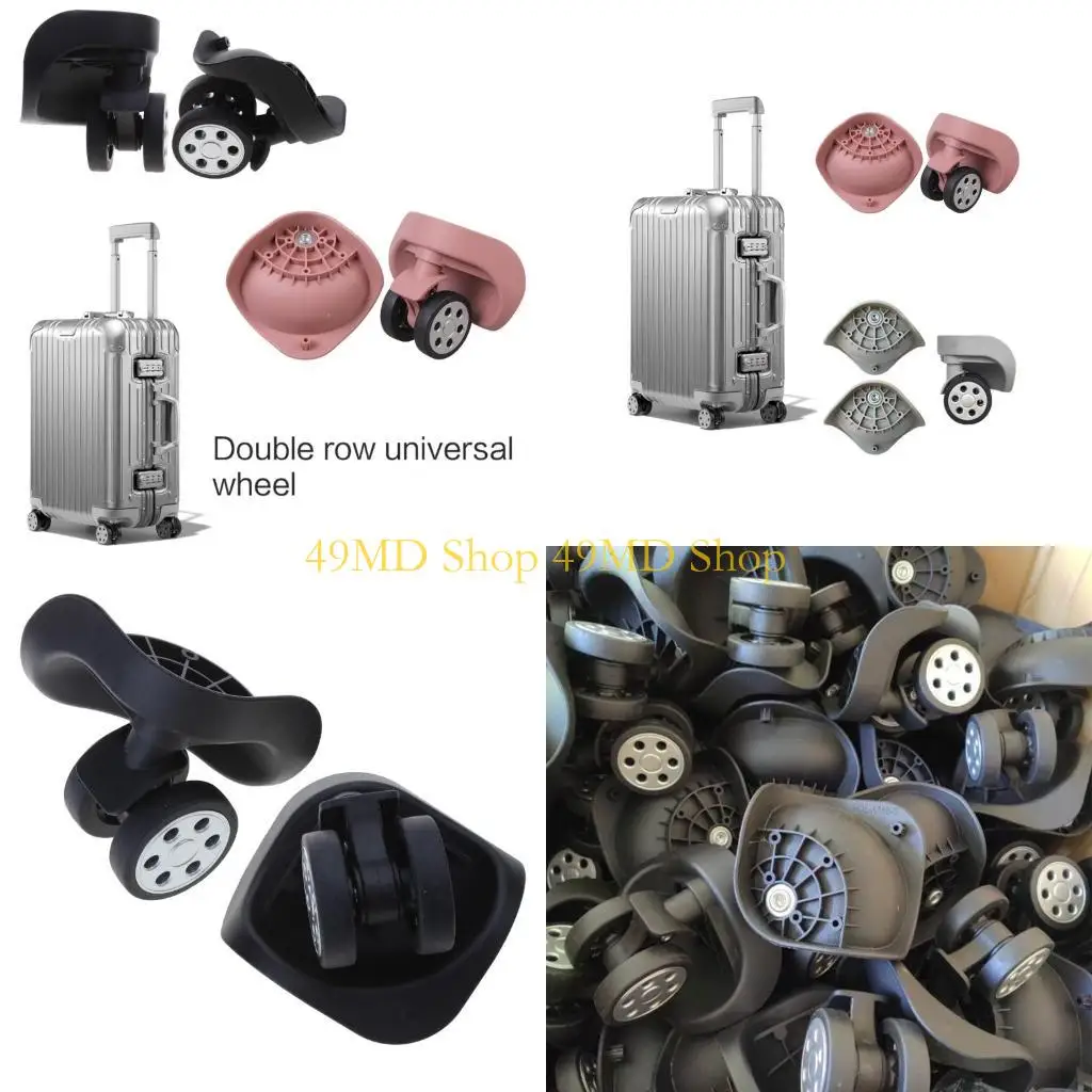 

49MD Чемодан на тележке Колеса для багажа Поворотные колеса для багажа Левое и правое запасное колесо