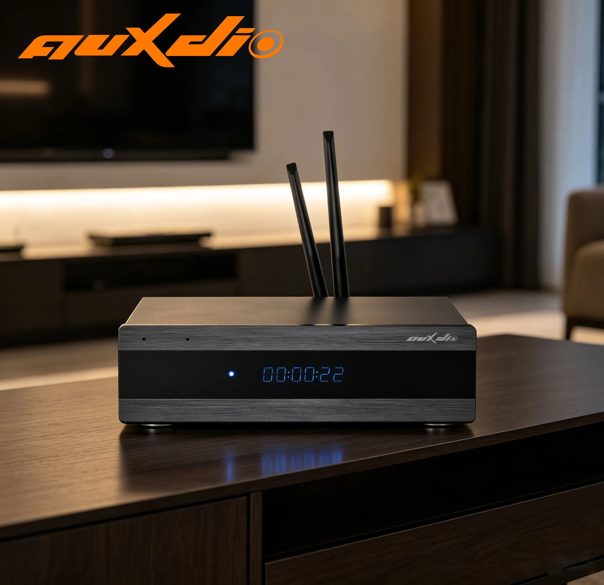 AM6402 4K High Definition 4K UHD Blu-ray Media Player With HDR Support Region-Free Playback Seamless Streaming Connectivity
