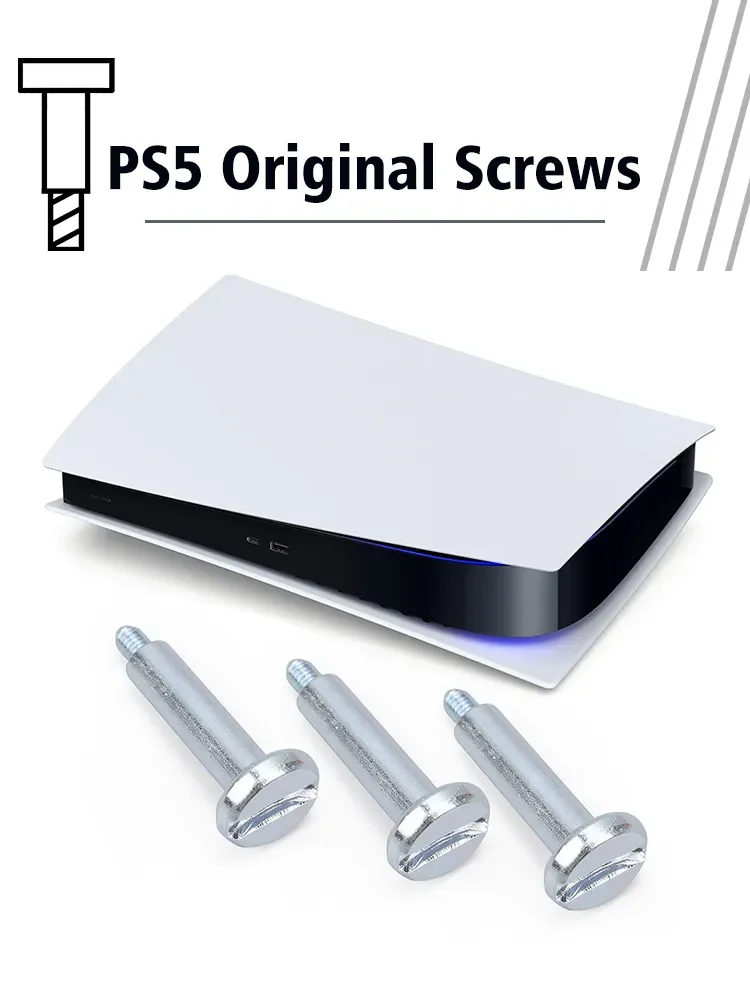 DATA FROG Vertical Stand Screw For PS5 Holder Bottom Fixing Screws Replacement Metal Base Mounting Screw For PS5 Accessories view 2