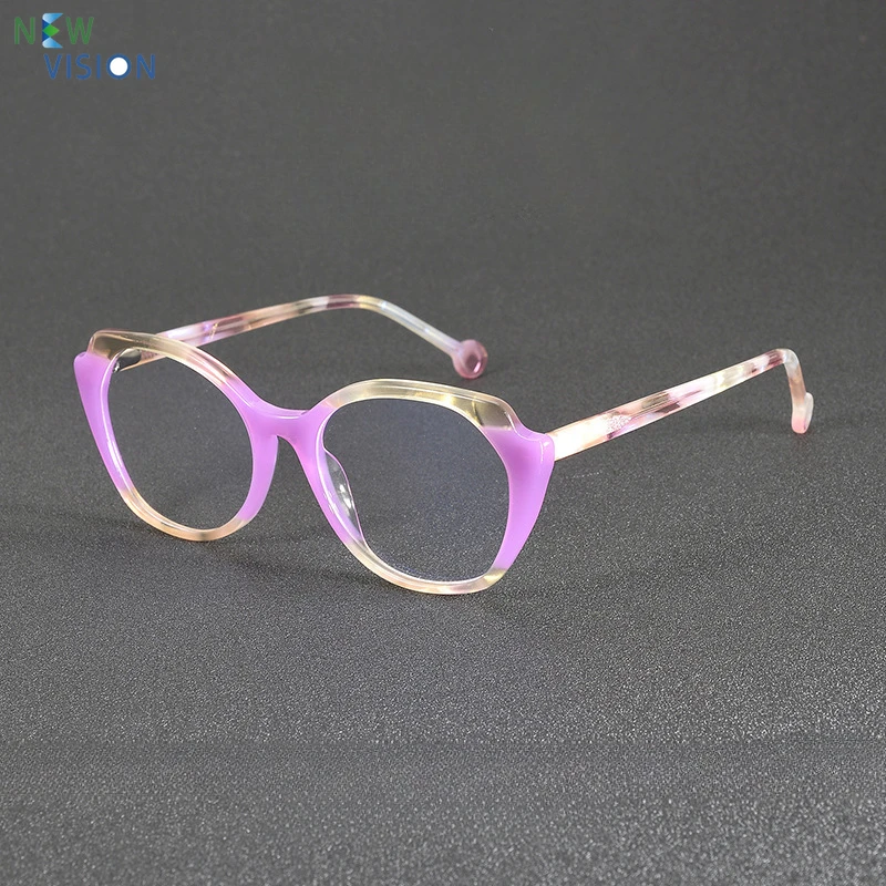 

Vintage Women Glasses High-quality Ultra Light Acetate Small Frame Cat Eye Eyeglass Frames Men New Myopia Prescription Eyewear