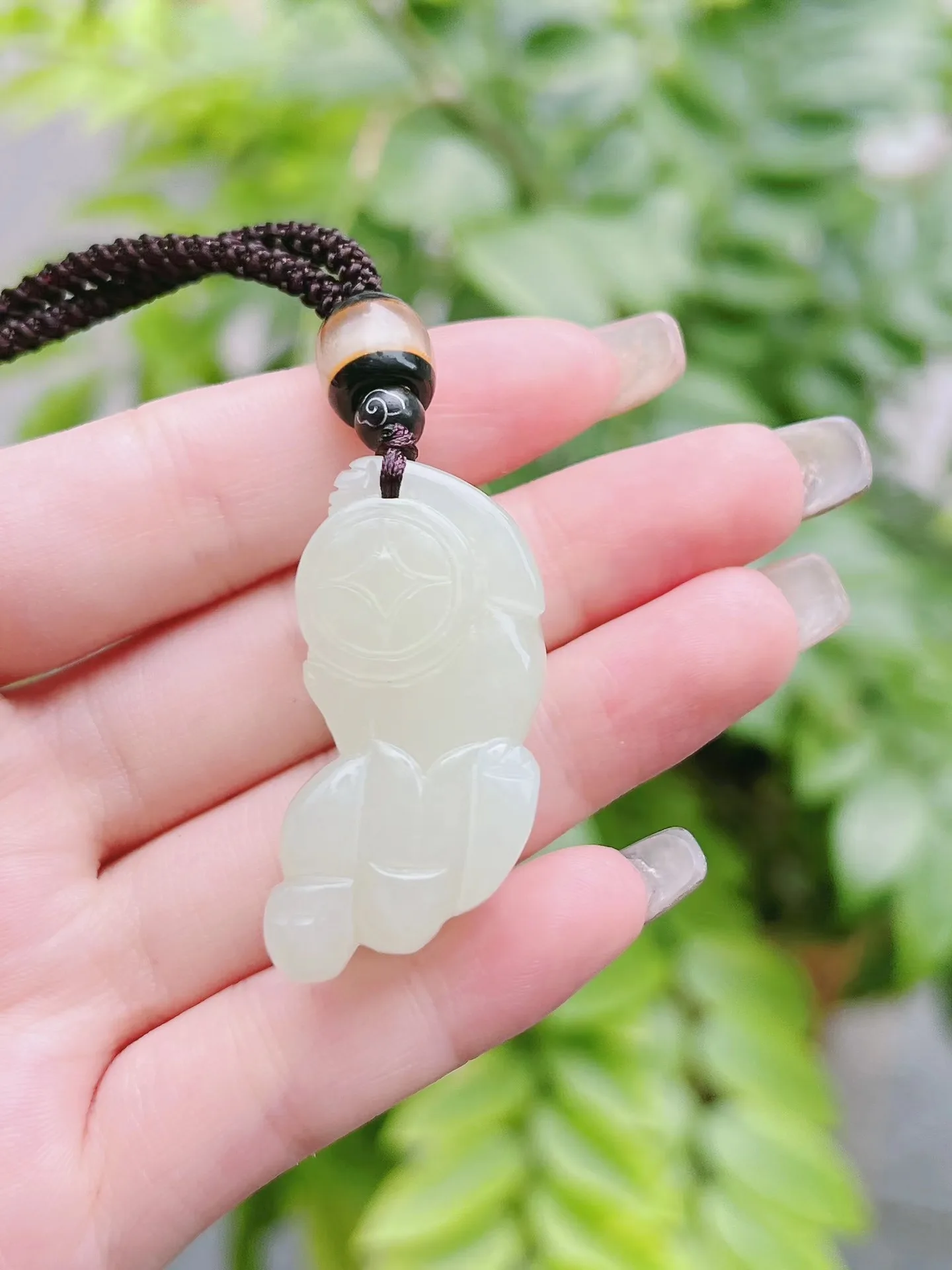 Hotan Jade Pixiu One Step to Heaven Pendant Jewelry 1697#