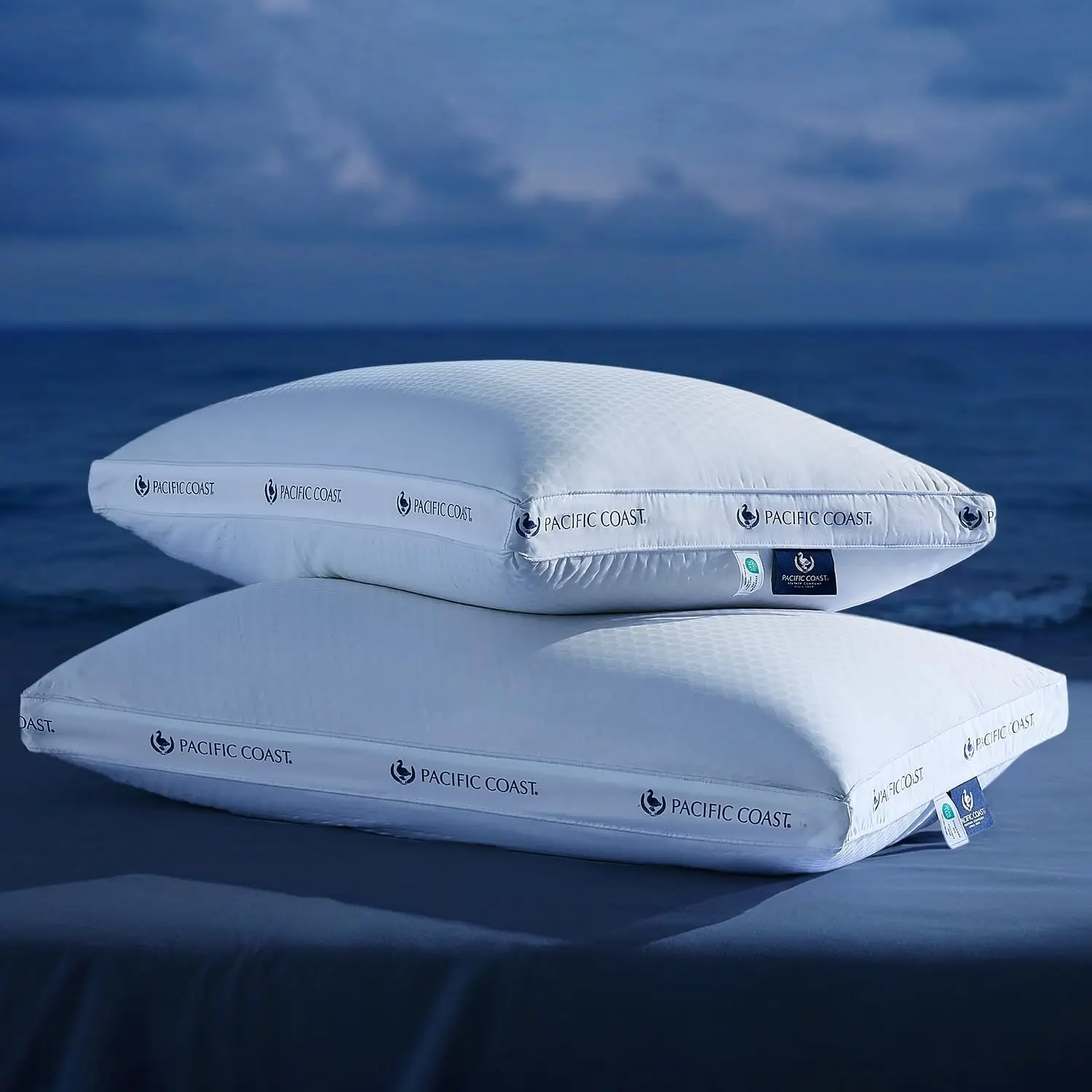 ArcticLayer Adjustable Cooling Pillows - Queen Size 2 Pack, Luxury Sleeping Pillows with Washable Cover, Spine Alignment, Soft D