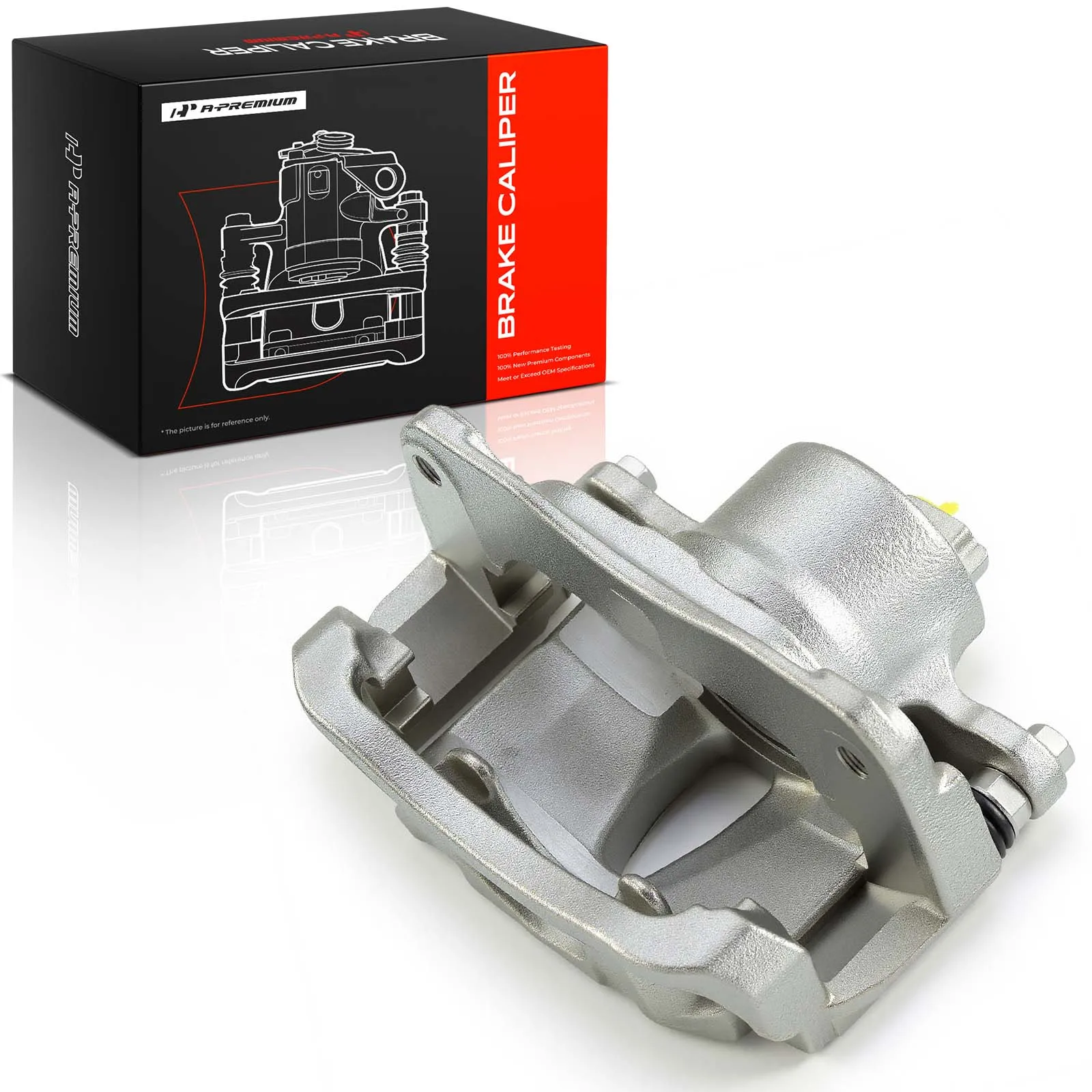 A-Premium Front Left Disc Brake Caliper with Bracket for Toyota Camry 2005-2006 Sienna 2004-2010 Avalon 2005-2007 Solara