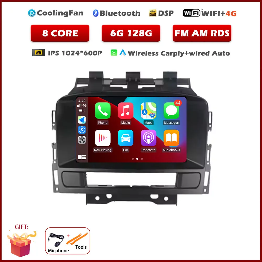 Radio Carplay Voor Opel Astra J 2011-2014 Buick Excelle GT XT Auto Multimedia Speler Intelligent Systeem Android Auto navigatie