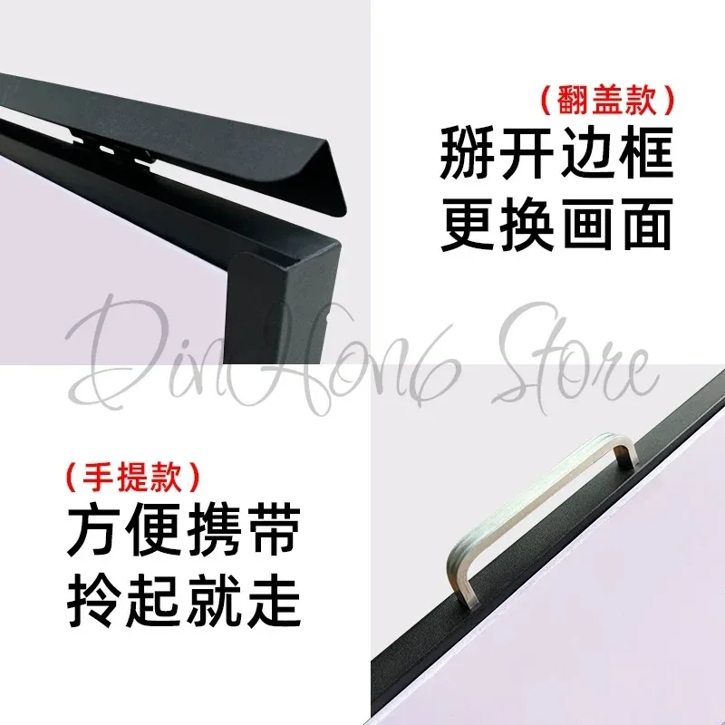 KT board poster rack promotional display rack vertical floor type outdoor