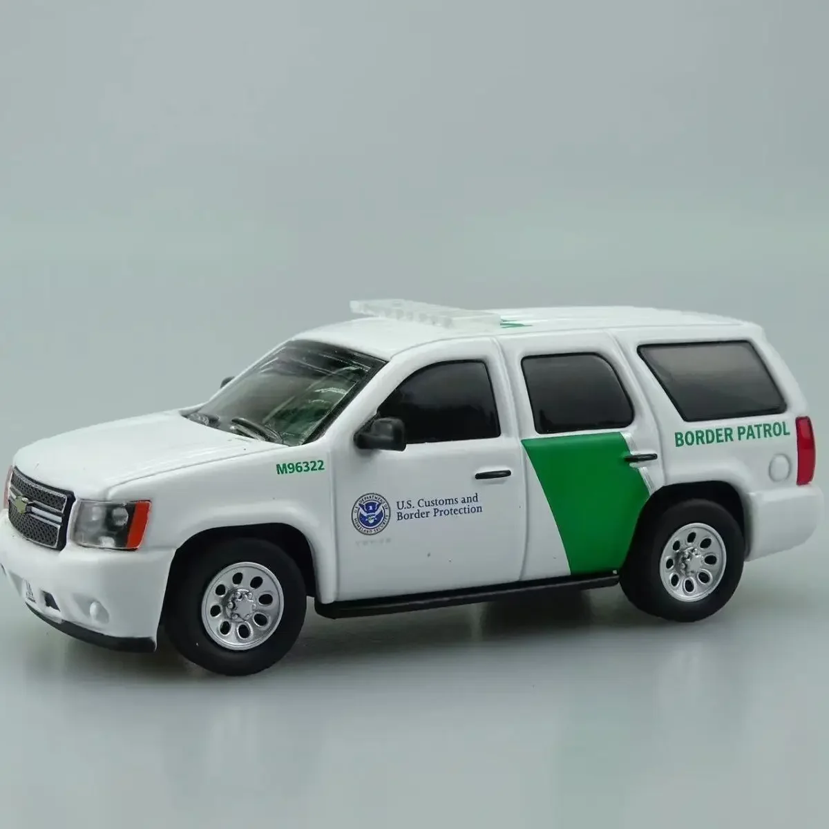 1:64,596 Chevrolet Tower River US Homeland Security Border Administration Police Car Alloy Car Model