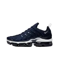 Nike Air VaporMax Plus TN Retro Navy Blue Comfortable Air Cushion Men's Running Shoes Non-slip Shock-absorbing Sports Sneakers