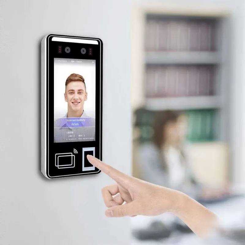 Time Attendance System Night Vision Biometric Machines for Access Control Face Recognition Biometric Access