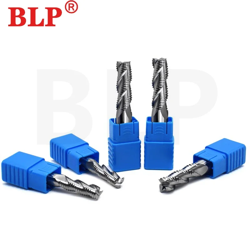 HRC55 Milling Cutter Alloy Coating Tungsten Steel Tool Cnc Maching 4 Blade Roughing Endmills  corn Milling Cutter For Metal