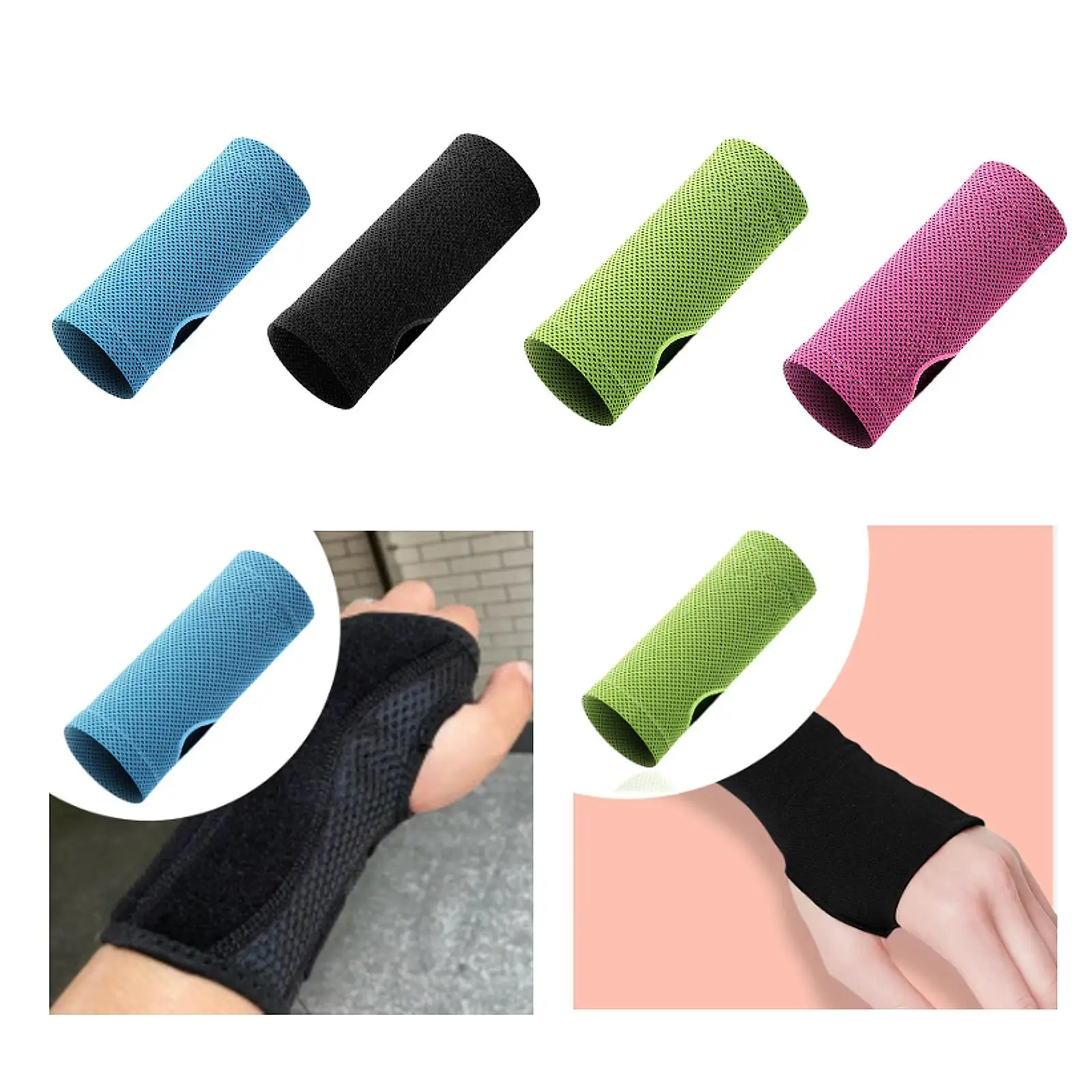 สายรัดข้อมือฟิตเนสอุปกรณ์ทำความเย็นแบบนุ่มสายรัดข้อมือสำหรับโยคะเดินป่าฤดูร้อน