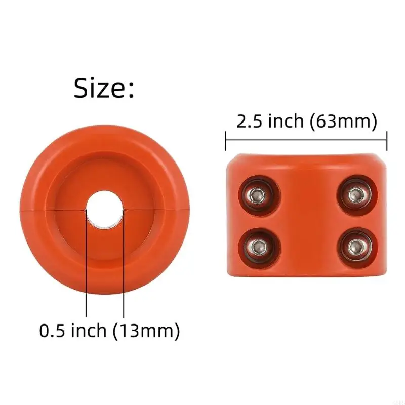 G88B WINCH ACCESSORIES RUBBER CORER ROPE Plug-Car Protector Cable Hook Stopper Shock Absorbent untuk ATV SUV Off-Road Line