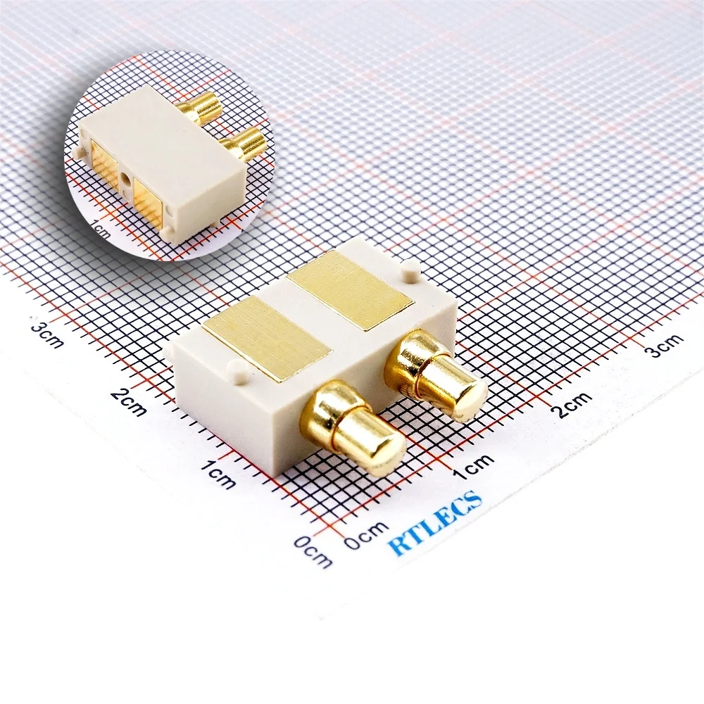 2/5/20 Pcs High Current Spring Loaded Pogo Pin Connector 4A 5A 10A 15A 25A Power Heavy Battery POGOPIN Header Charge
