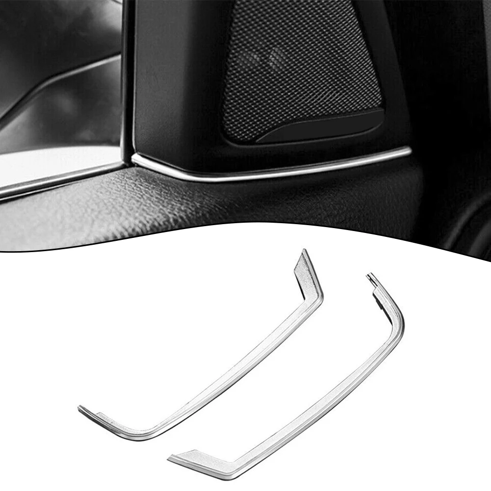 New Practical Speaker Gap Strips Pair Of Set ABS Plastic Accessories Auto Parts For BMW 5 Series F10 2014-2016