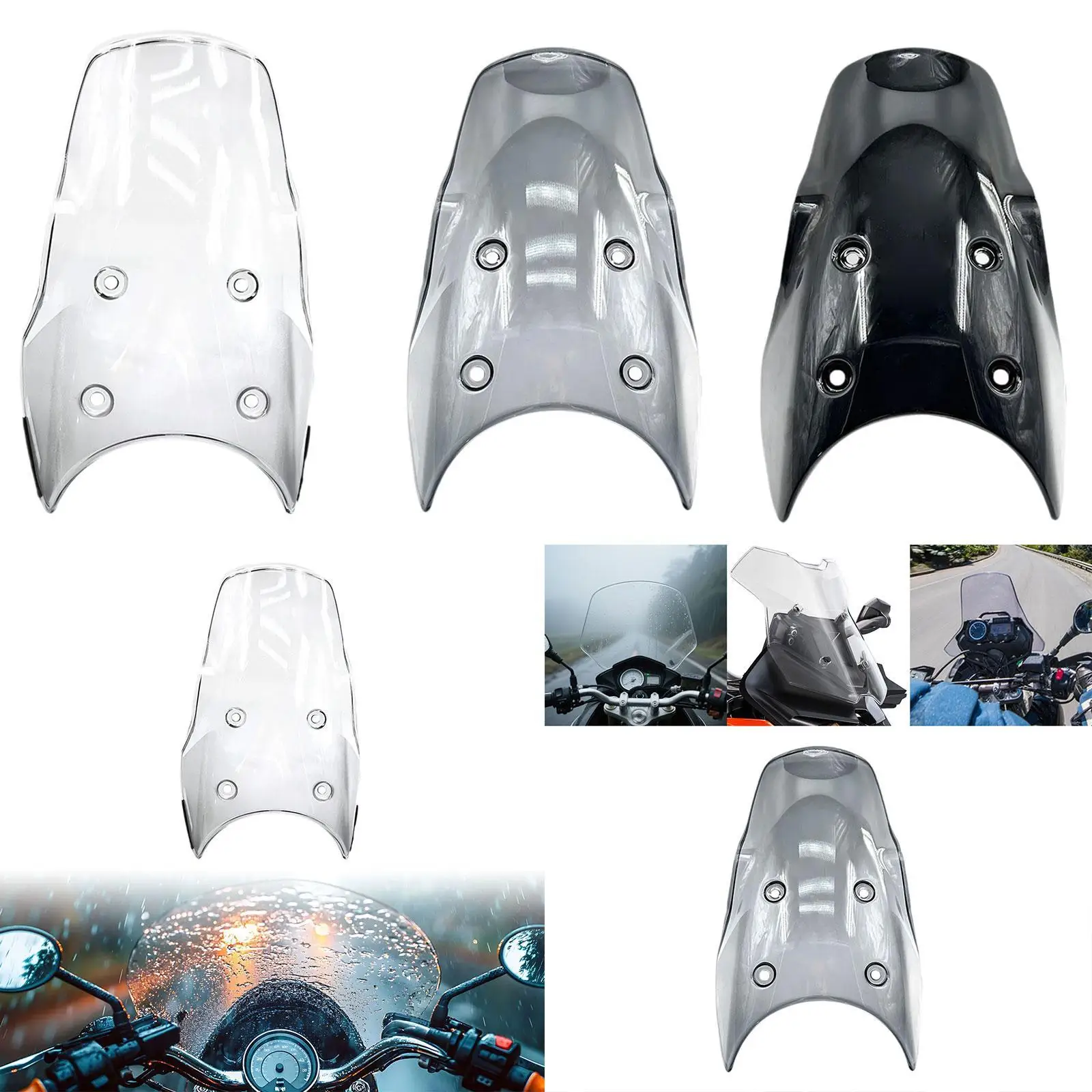 

Motorcycle Windshield Front Flyscreen Parts Protector for Himalayan452