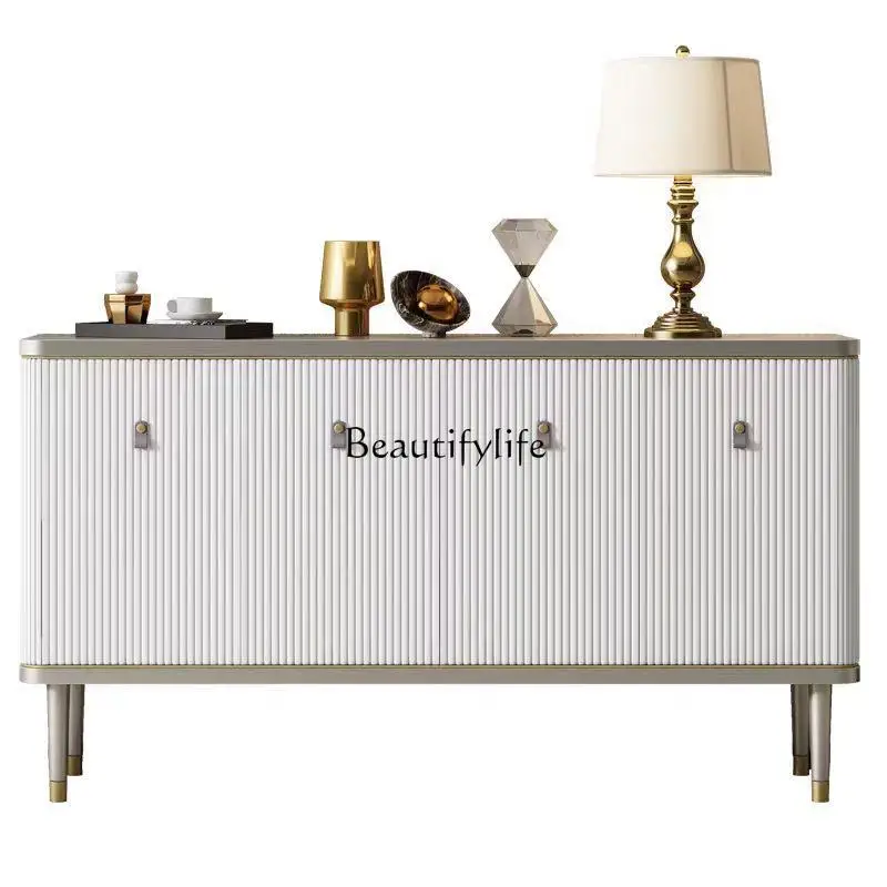 

American light luxury dining side cabinet modern simple living room entrance cabinet household storage cabinet