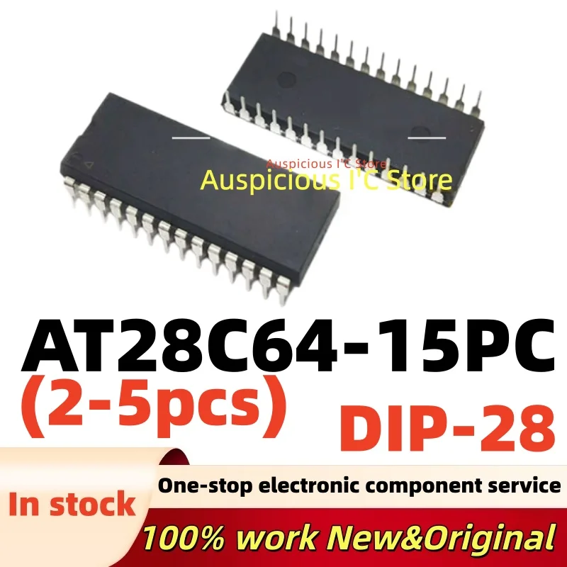 (2-5pcs) AT28C64-15PC AT28C64 15PC DIP-28