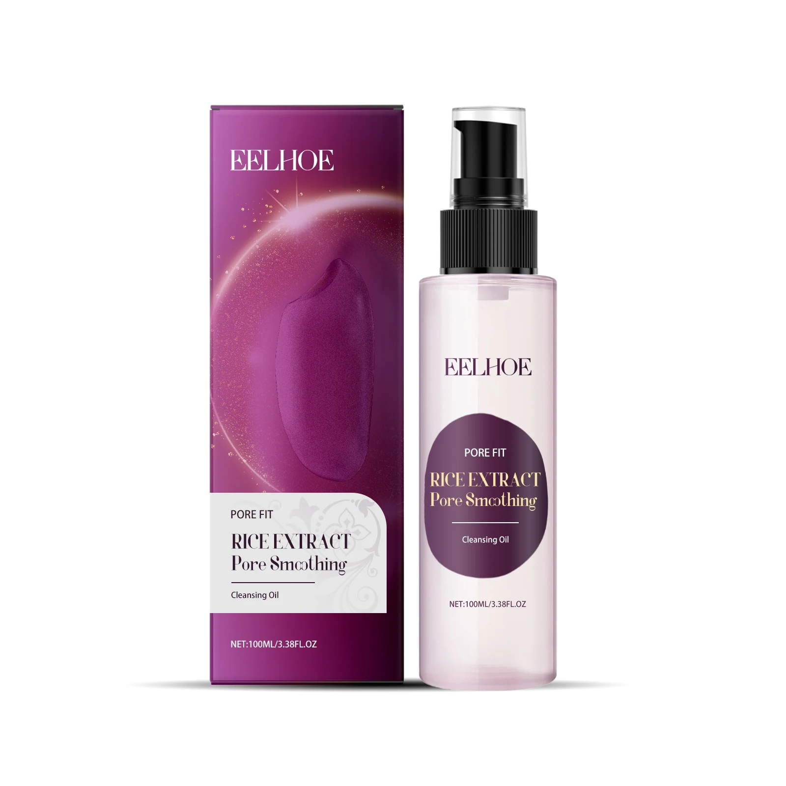 EELHOE フェイスクレンジングオイル黒ずみを除去毛穴をきれいに保湿フェイシャルメイク落としスキンクレンザースムーズクレンジングオイル