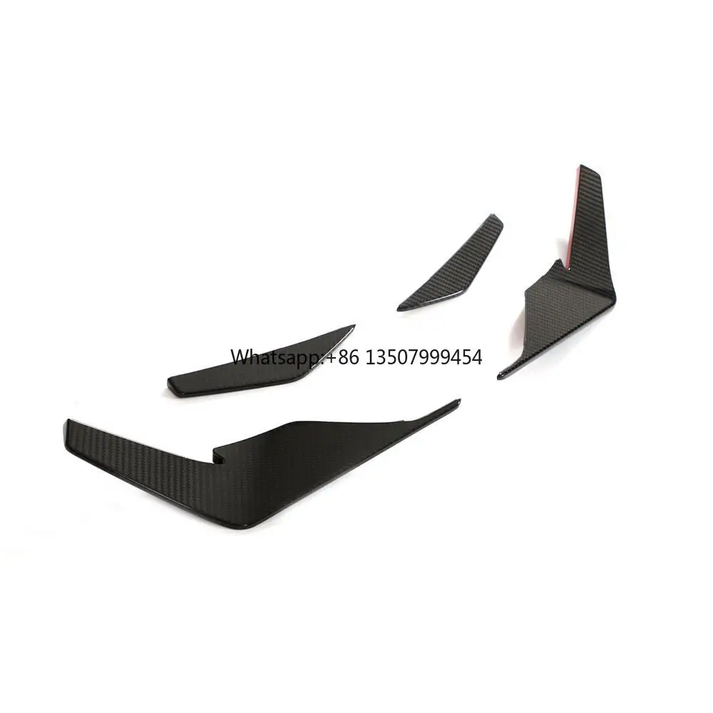 

2019-2023 Dry Carbon Fiber Front Bumper Canards for R8 V10 Car
