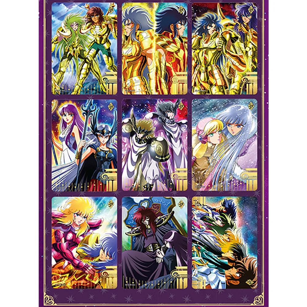 KAYOU Original Saint Seiya Card Athena Poseidon Hades Anime Mythological Characters Precious Rare God Card Children Holiday Gift