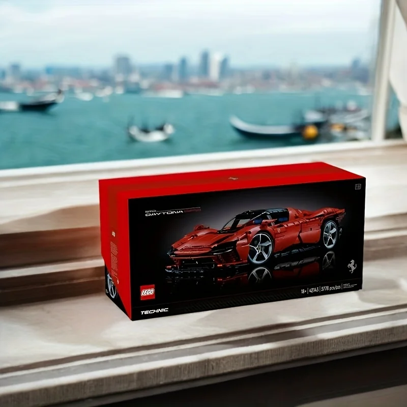 

LEGO 42143 racing model making kit, adult premium collection set, anniversary and Father's Day gift for car enthusiasts